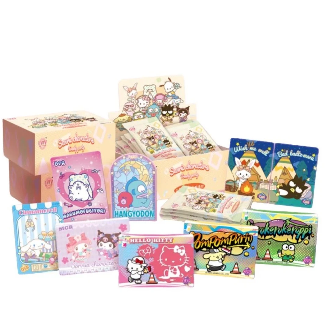 【拆包】一起玩 三丽鸥-潮酷派对（2）正版收藏卡牌盲盒  T