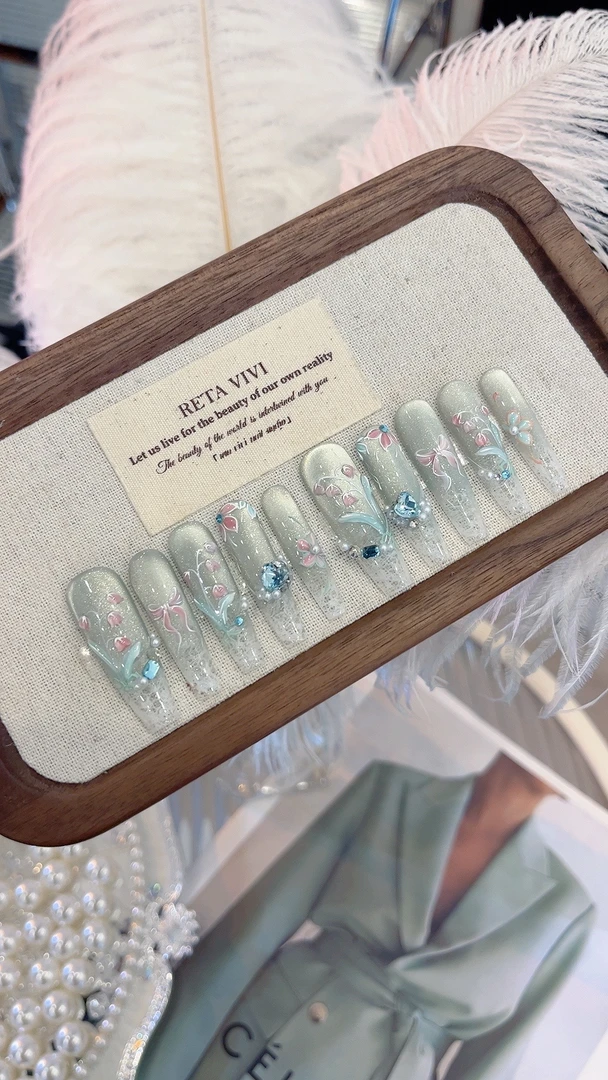 【夏季气泡】 张呼呼纯手工穿戴甲