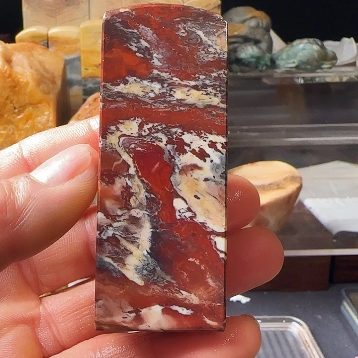 东***刻印石昌化石昌化朱砂印章