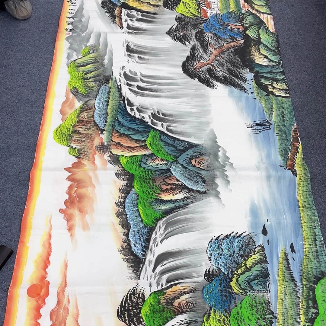 国画作品小姐姐放漏…