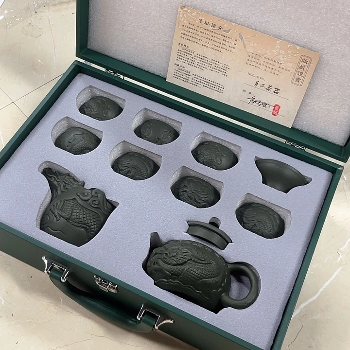 孤品茶具套装等。