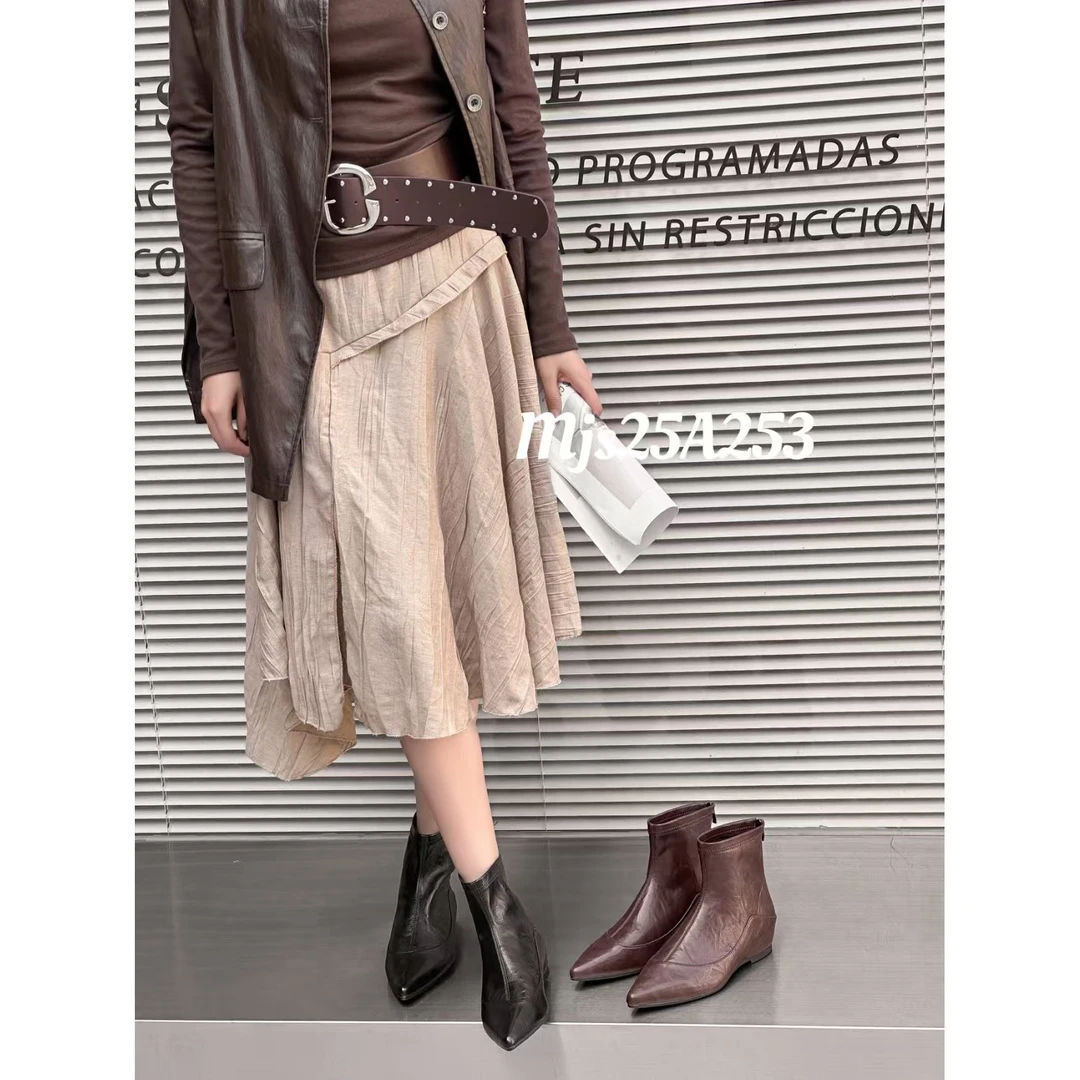 25A253韩版时尚潮流百搭平底休闲靴