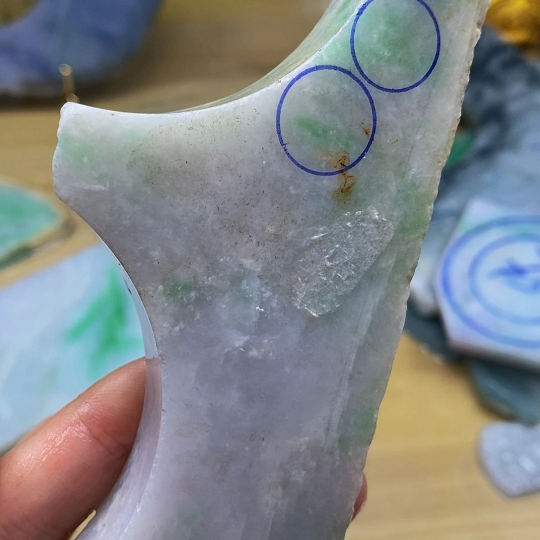 翡翠未镶嵌挂件缅甸翡翠A货