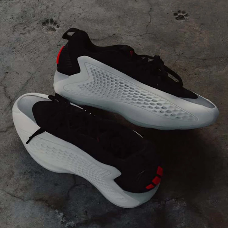 Adidas AE 1 Low 爱德华兹 华子一代 黑白低帮实战篮球鞋 JQ6140