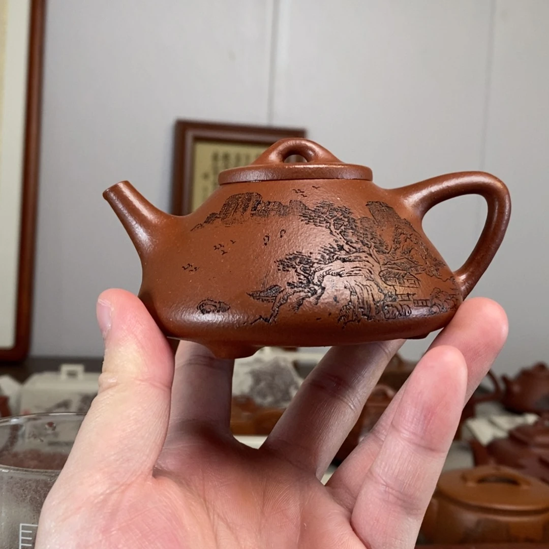 茶壶紫砂原矿泥料传统工艺制作