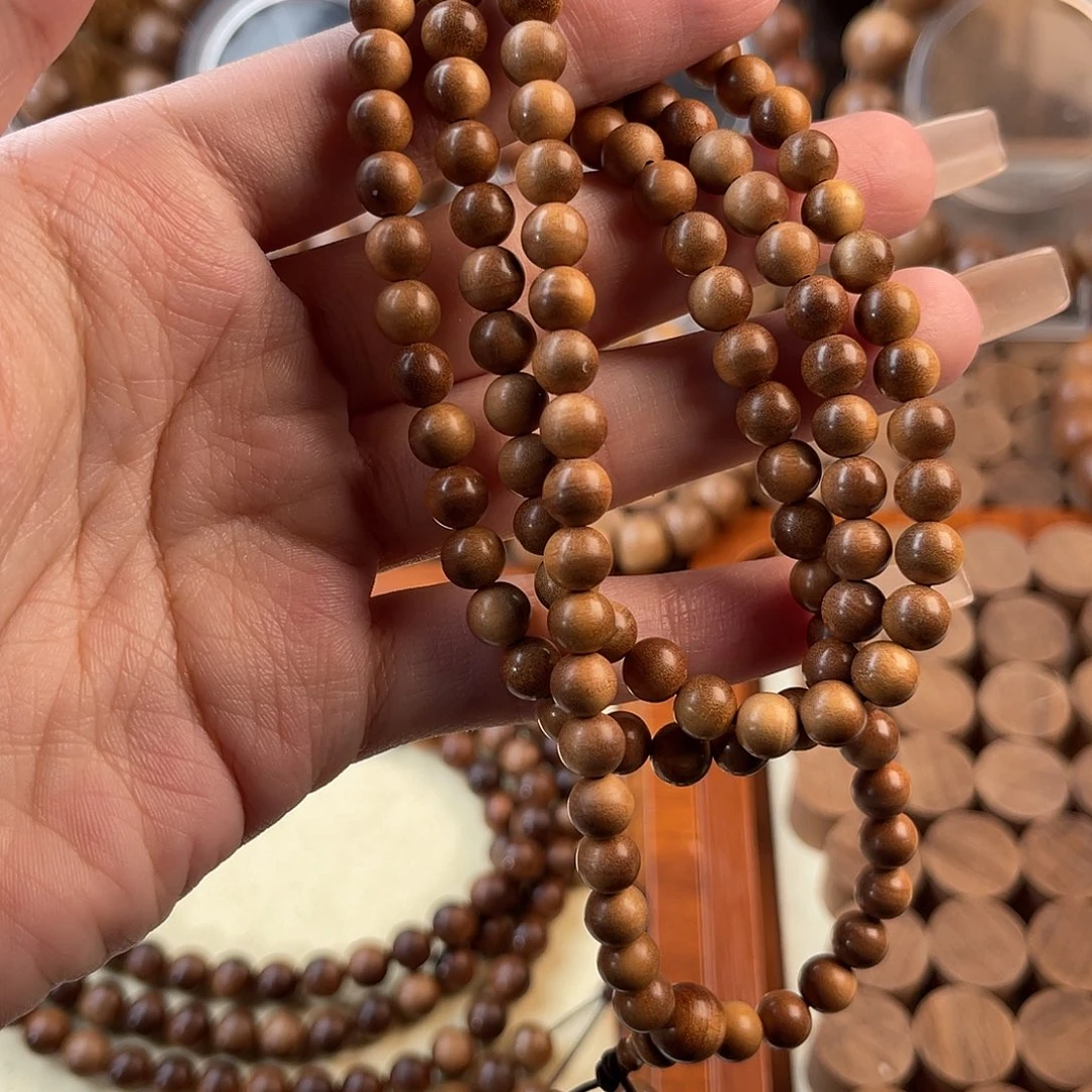 ****8檀香木其他0.6*108多圈印度迈索尔老山檀香