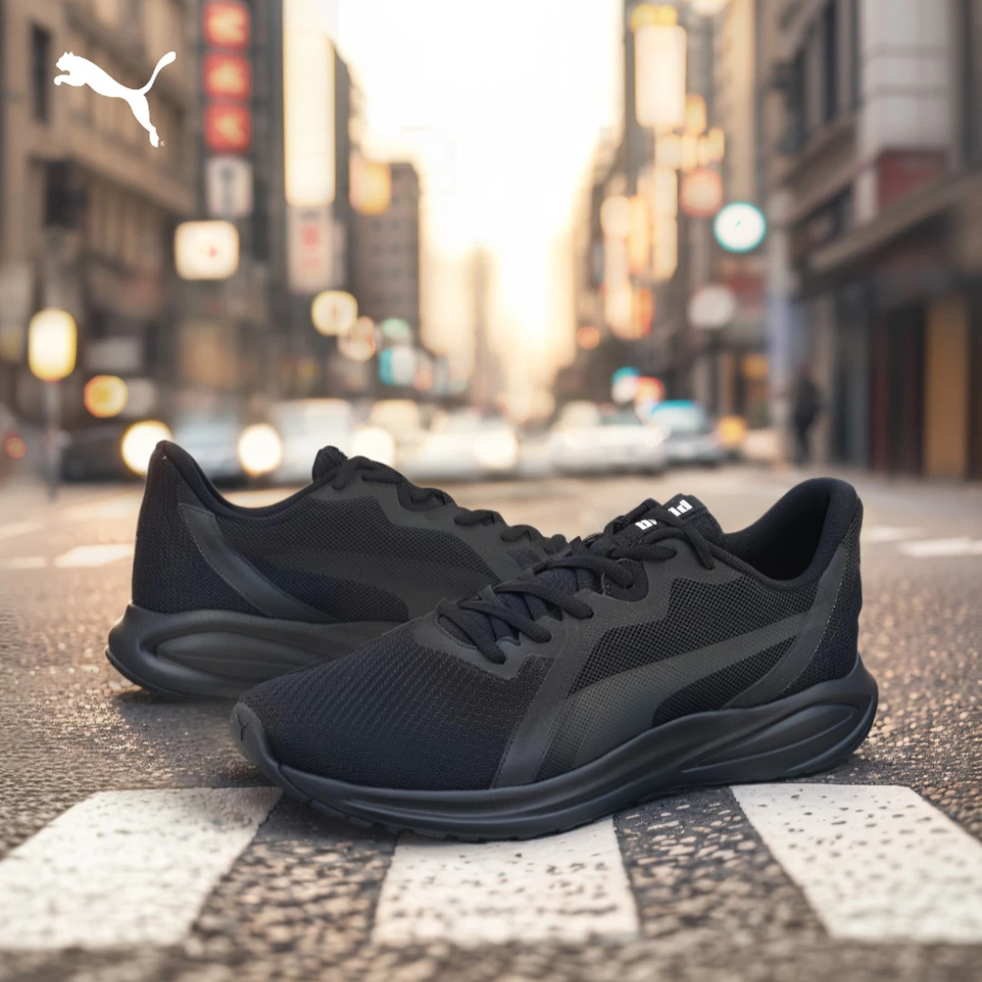 PUMA彪马官方男女跑步鞋网面透气轻便入门级TWITCH RUNNER 376289