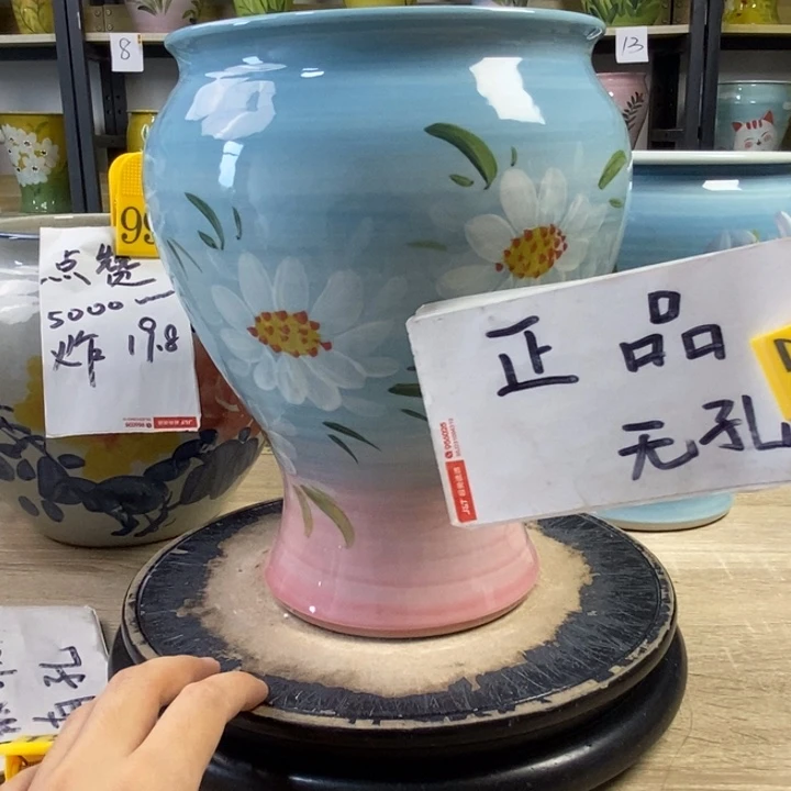 景德镇高温陶瓷花盆