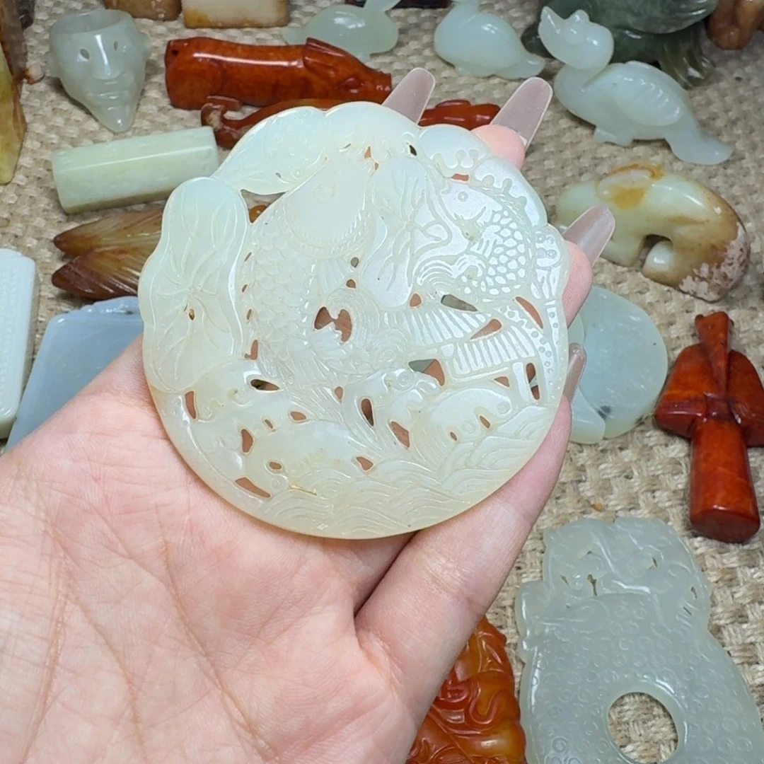 白玉菩提吊坠挂件