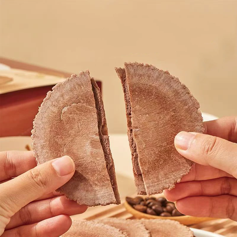 【大好特卖】夹心风吹饼麦芽可可味/饼咸香芝士味400g/盒聚会零食