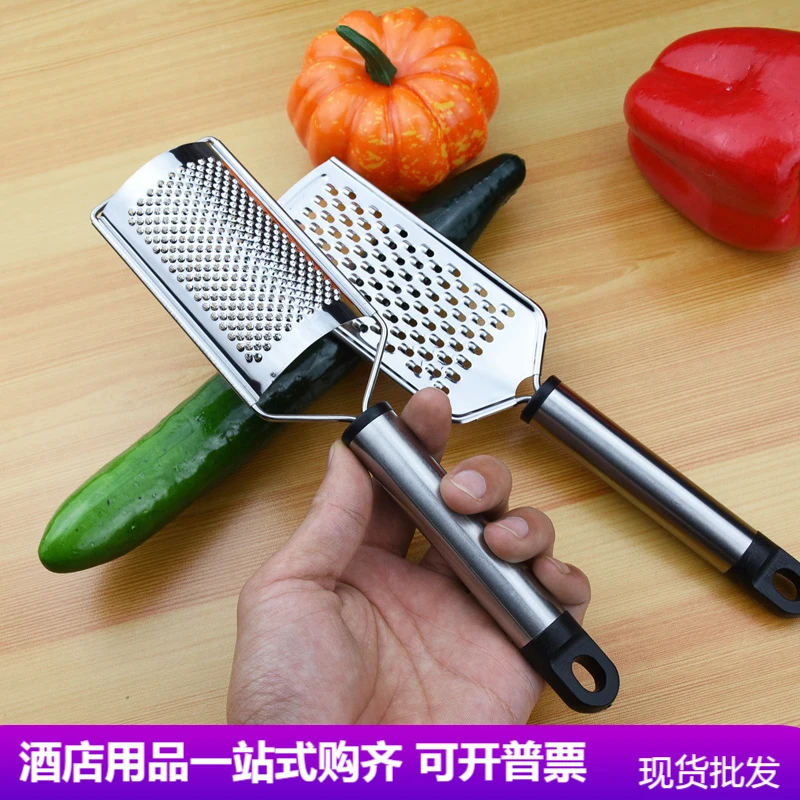 不锈钢多功能研磨器磨姜器姜磨磨泥器勺子型手动蒜泥器厨房工具