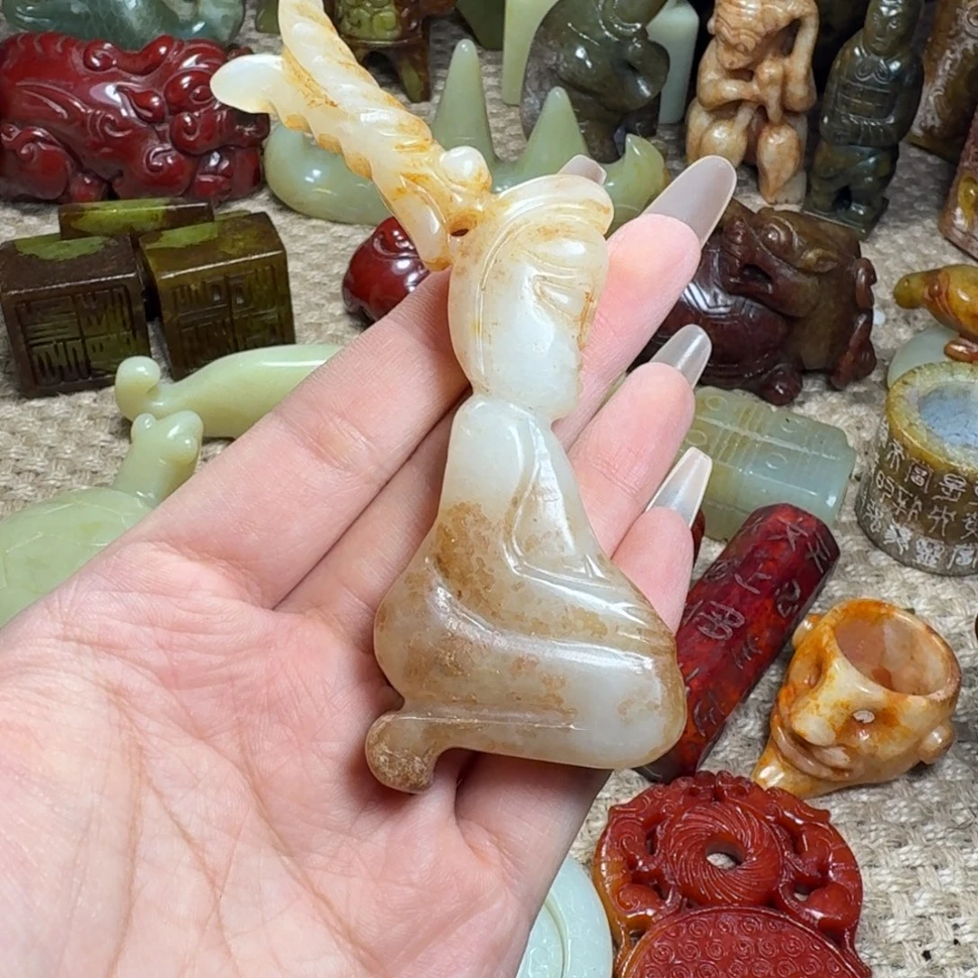 白玉菩提吊坠挂件
