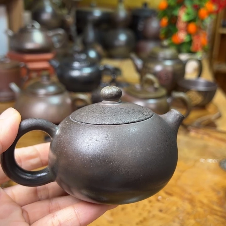 壶纯柴烧坭兴陶150cc