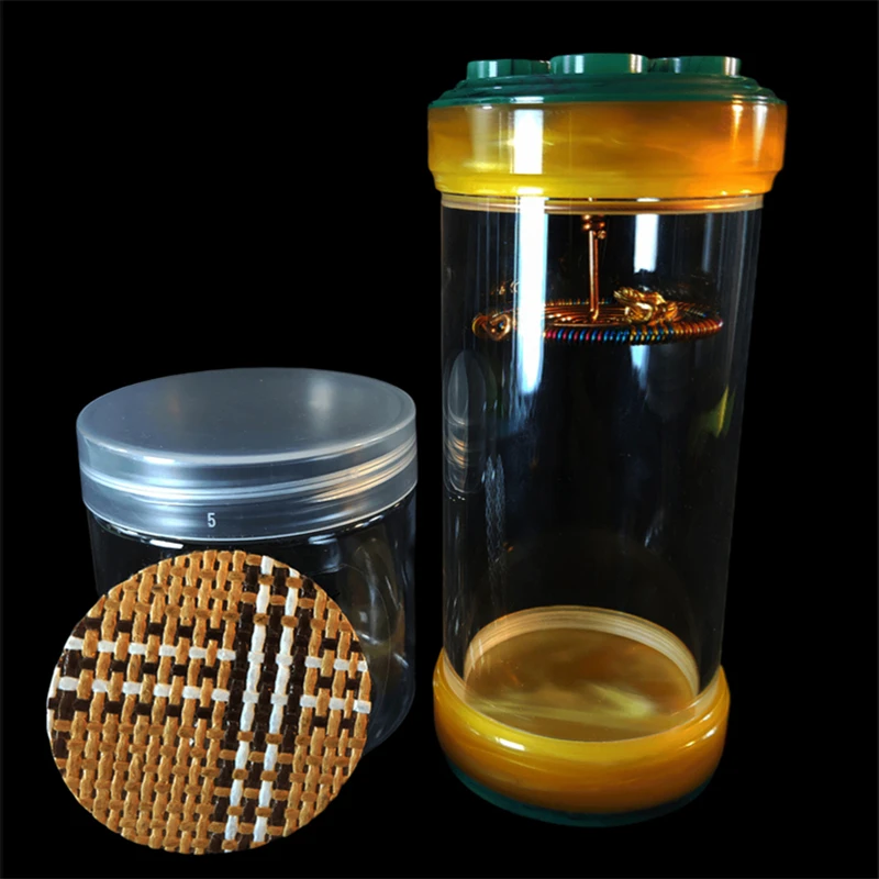 罐王•S100•冠冕七星•迟鸣冠军蝈蝈罐配徐老紫铜青蛙簧55*130