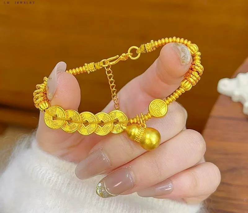 【抖音好货】 精工新款时尚气质百搭【葫芦盘缠】手链