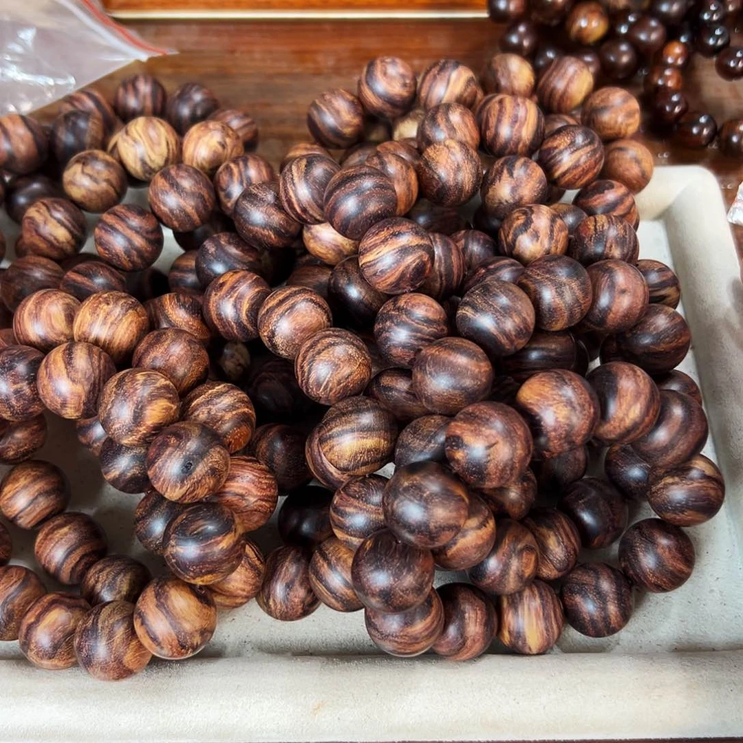 黄花梨/降香黄檀手串/手链20mm粗抛无聊无腊128