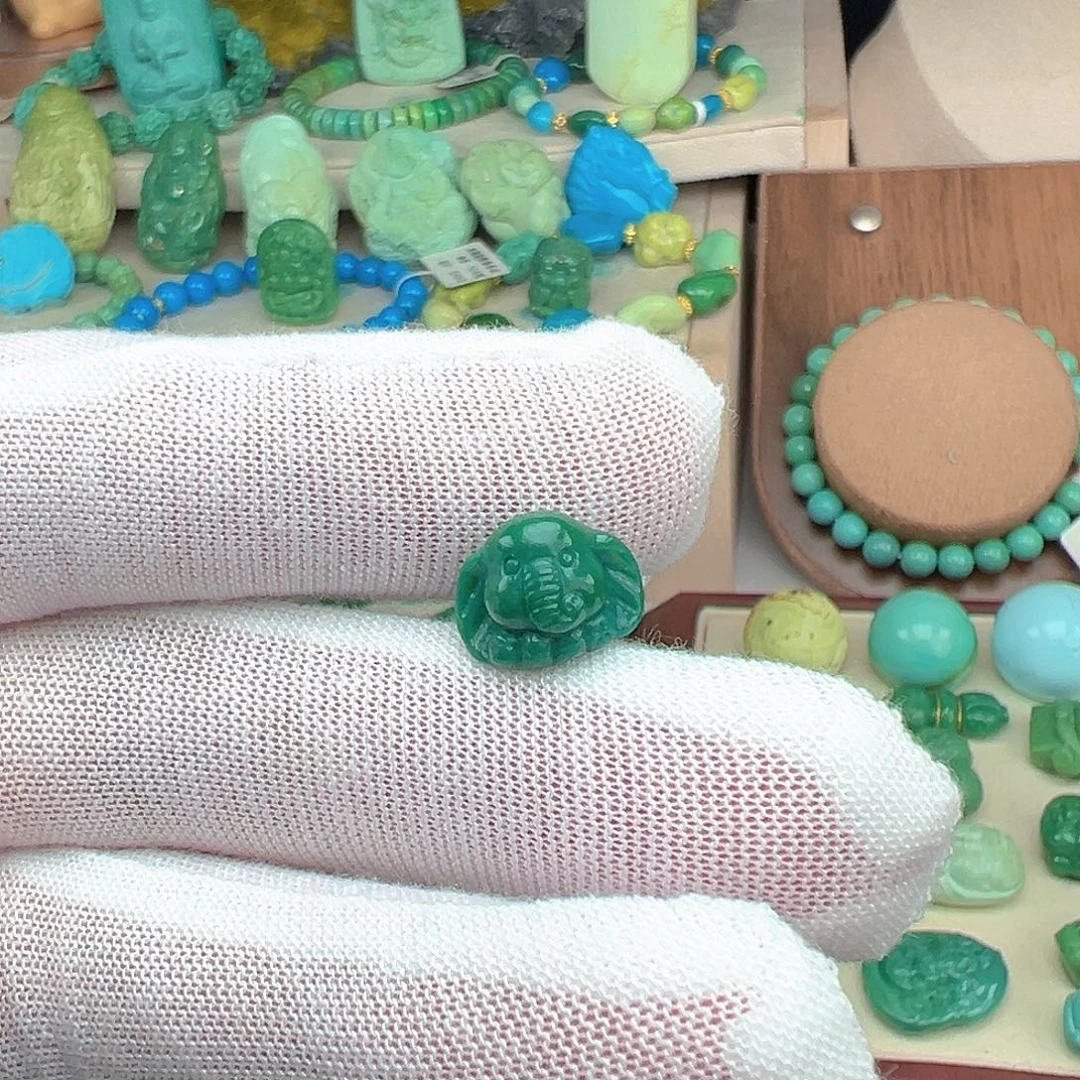 绿松石未镶嵌主播夏