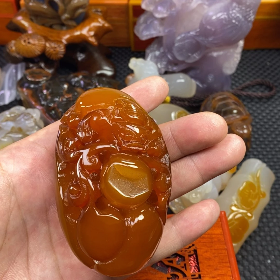 玛瑙/玉髓手把未镶嵌徐*善