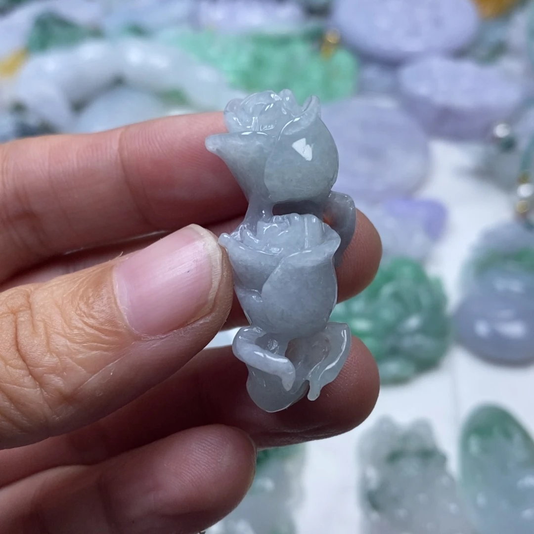 颈饰未镶嵌翡翠翡翠