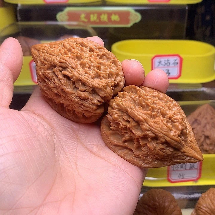 把件文玩核桃大古石