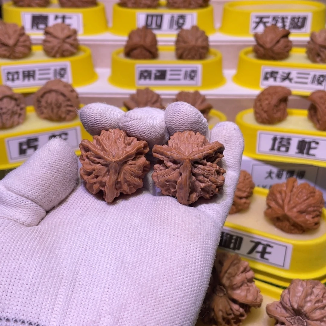 桃核吊坠盘山三棱