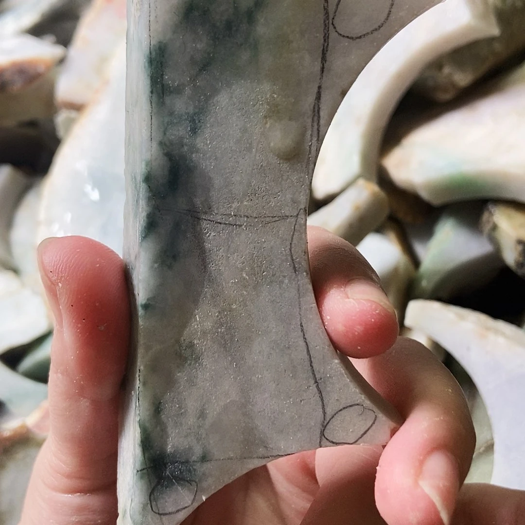 翡翠未镶嵌颈饰天然翡翠