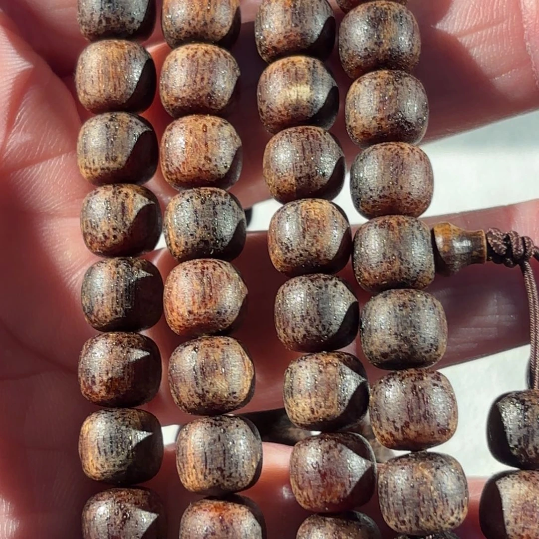 木质非金属印贡89紫果冻多圈108