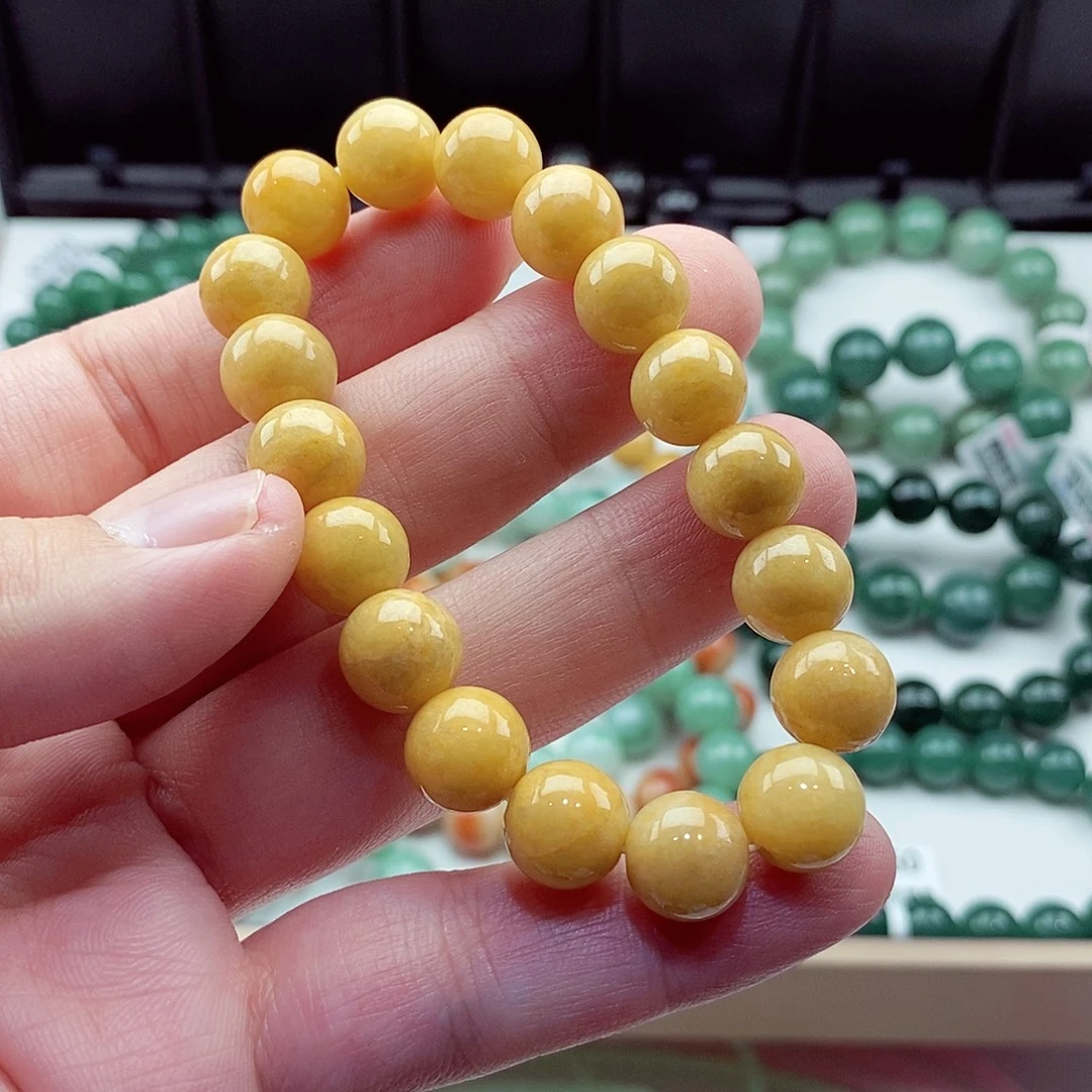 翡翠未镶嵌毛衣链