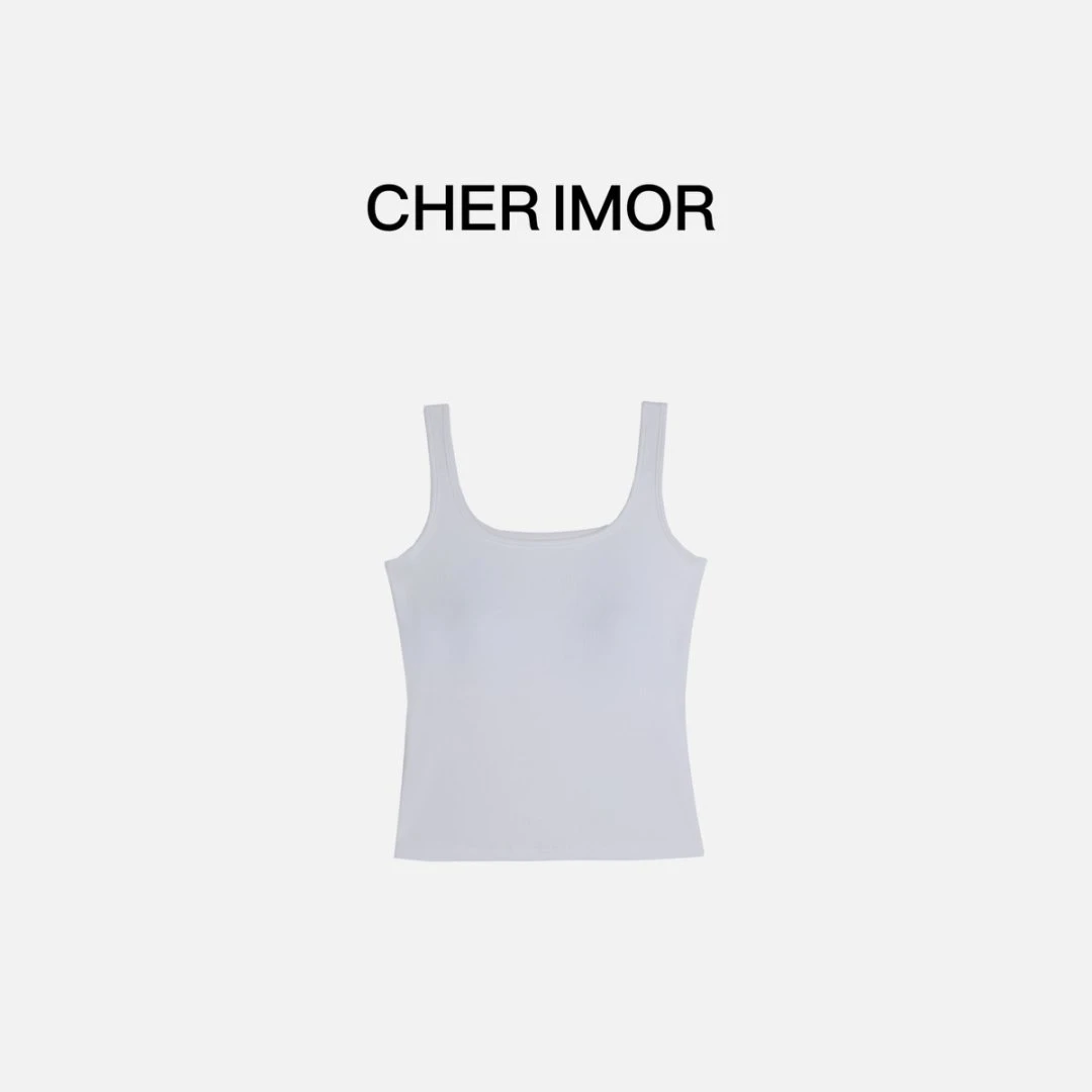 CHER IMOR【百搭伴侣】带胸垫的吊带背心 38451 Hi Fortune