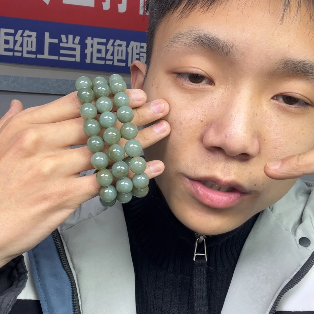 和田玉手链未镶嵌多样性拍一发一新疆且末蓝卡12带糖