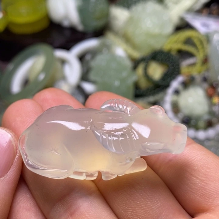 岫玉未镶嵌岫玉挂件