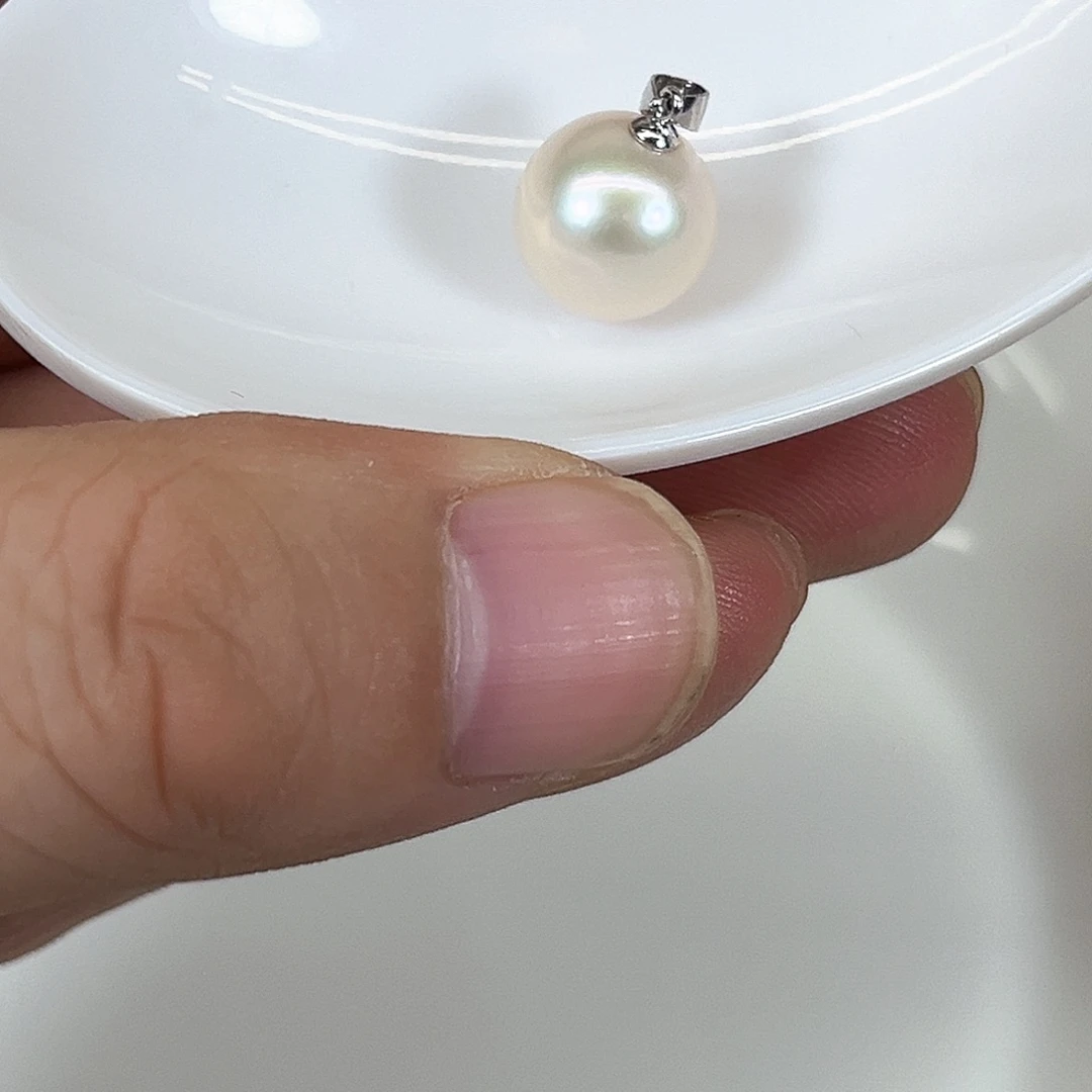 淡水珍珠颈饰银S925镶嵌