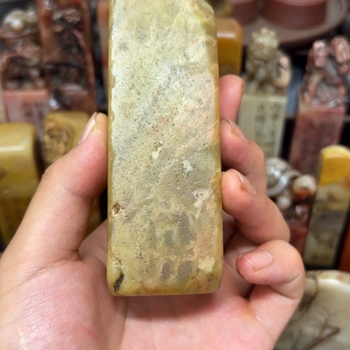 诗***啊寿山石印石桌面摆件、、、、