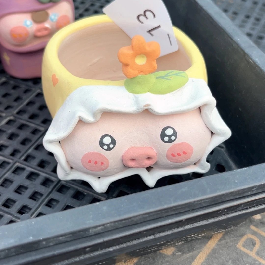 红陶?***.13花盆1个