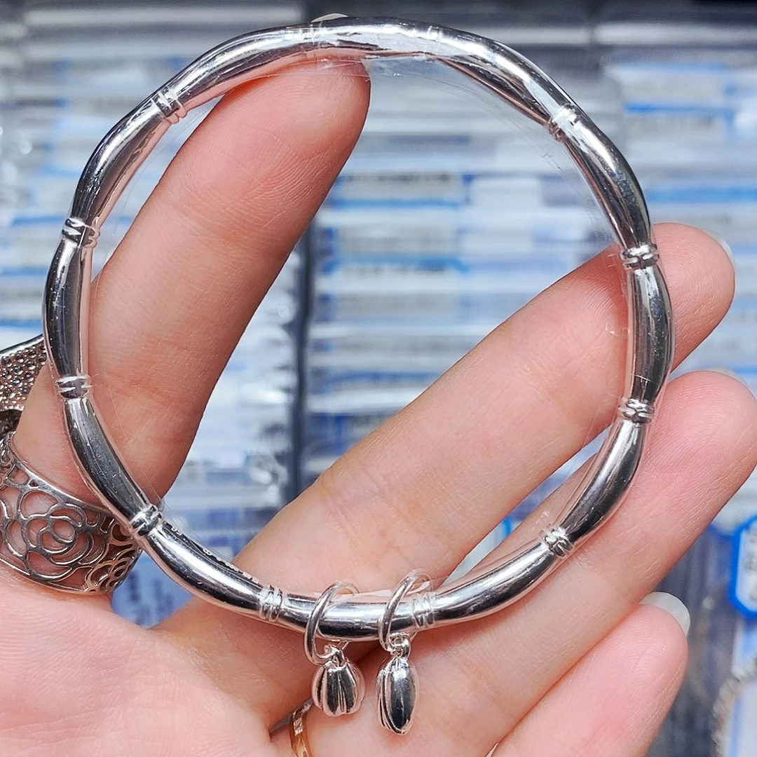 无足银佳偶天成手镯56