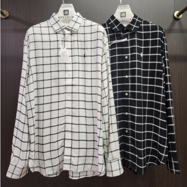 【苏大美专属】新款圆领格子百搭休闲上衣女JZLY072954