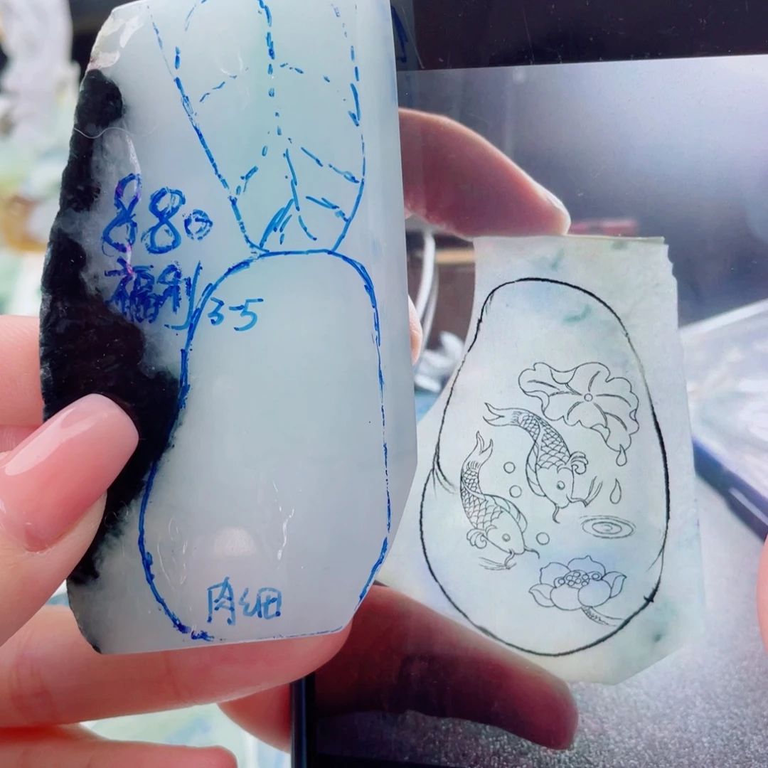 定制翡翠未镶嵌（纯天然缅甸A货翡翠）