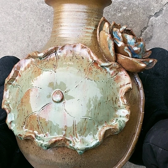 【闪购商品】紫砂花盆14.37无孔无孔