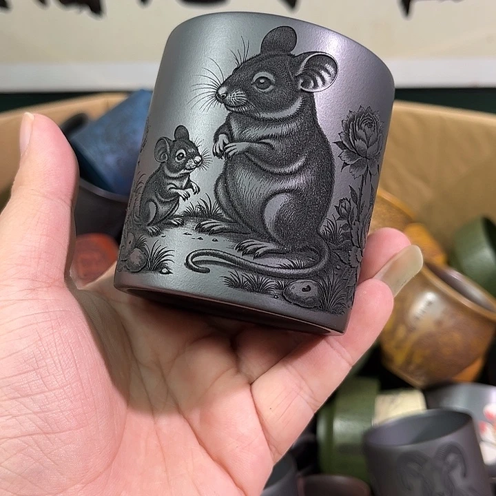 茶杯紫砂全手工紫砂主人杯