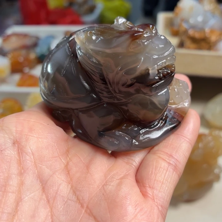玛瑙/玉髓未镶嵌吊坠(不含链)