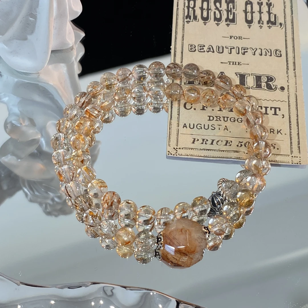 【510古迹双圈】水晶手串原创小众设计