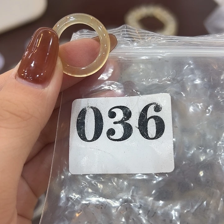 玛瑙/玉髓合金戒指36港12