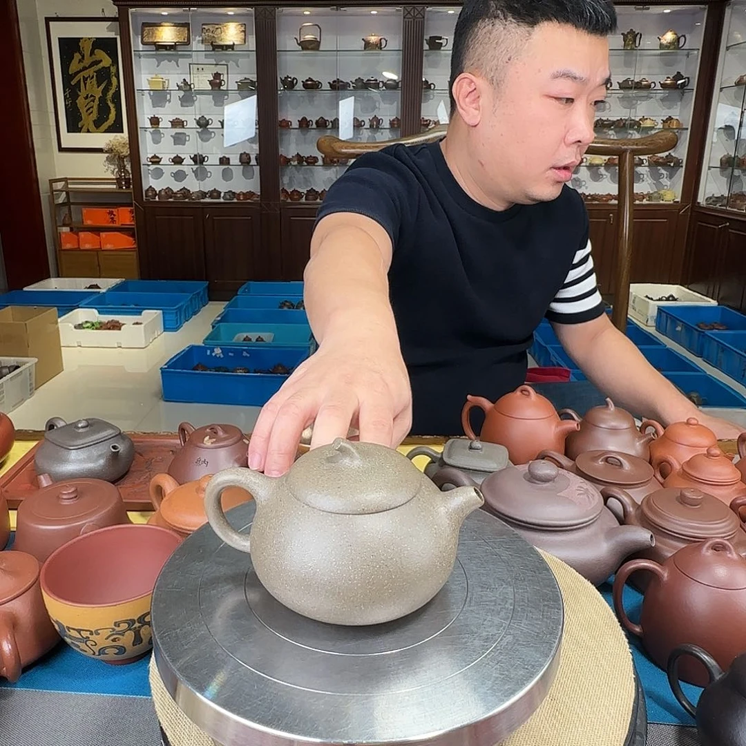 茶壶紫砂茄瓜段泥