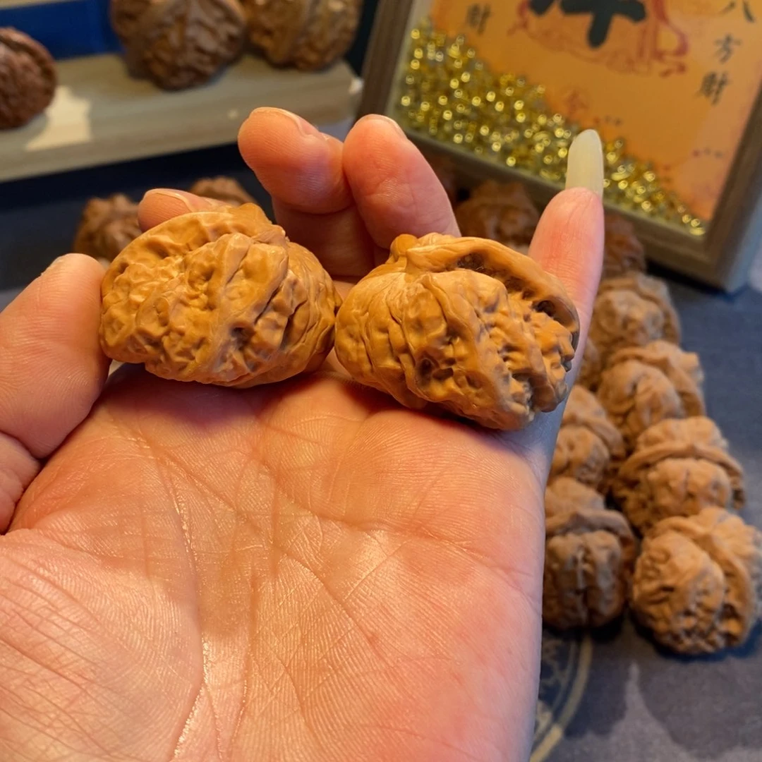 文玩核桃把件全品无修39尺一帆风顺