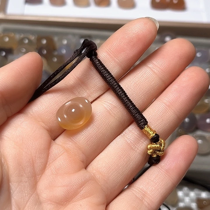 玛瑙/玉髓手链未镶嵌A****灰