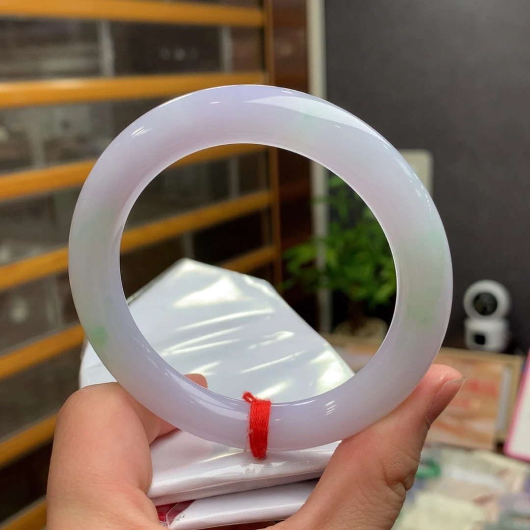 翡翠未镶嵌手镯60圆条