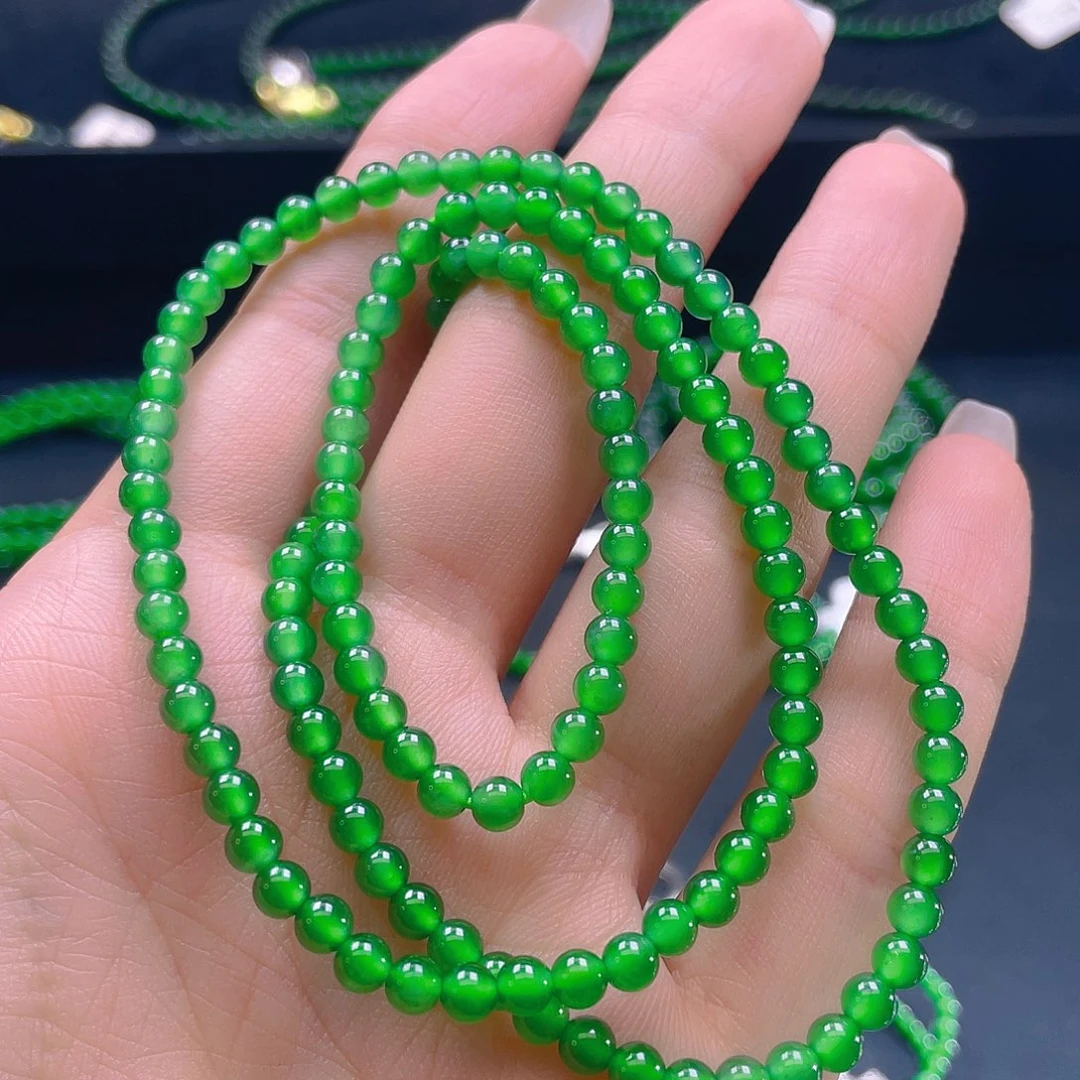 翡翠未镶嵌颈饰盈****3天然A货翡翠卡4