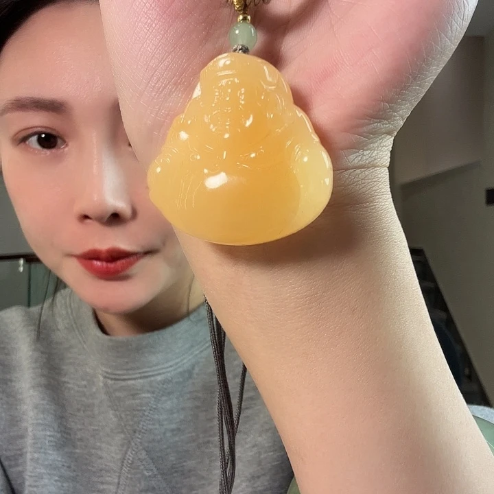 荟***兰和田玉（糖玉）未镶嵌颈饰