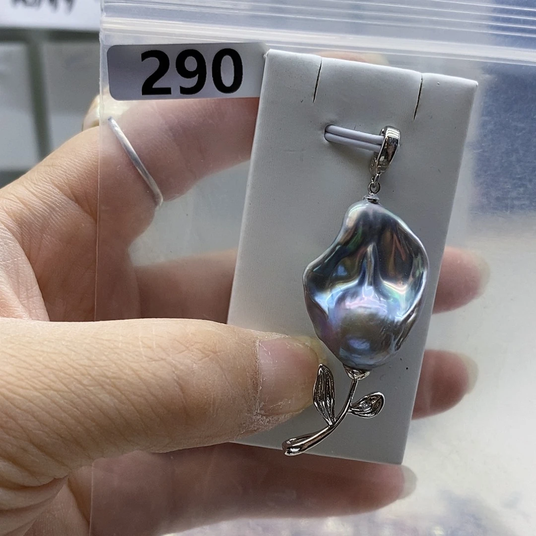 颈饰合金淡水珍珠