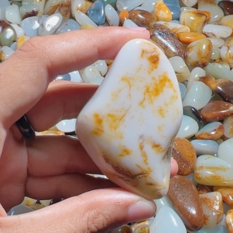 和田玉（糖玉）手链未镶嵌1-